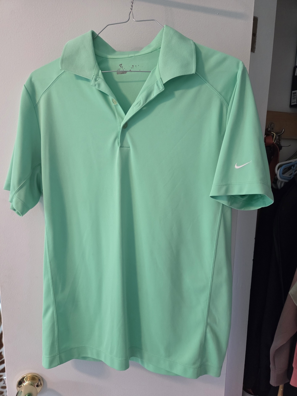 Nike Men’s Mint Green Dri-FIT Polo Golf Shirt